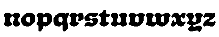 Schmaltzy Bold Instance Font LOWERCASE