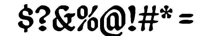 Schmaltzy Book Instance Font OTHER CHARS