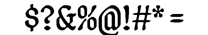 Schmaltzy Light Instance Font OTHER CHARS