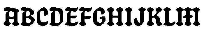 Schmaltzy Regular Instance Font UPPERCASE