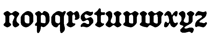 Schmaltzy Regular Instance Font LOWERCASE