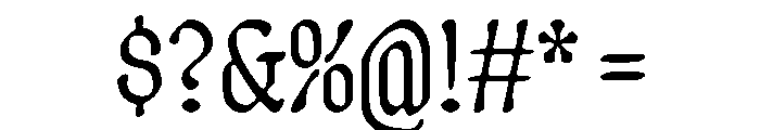 Schmaltzy Thin Instance Font OTHER CHARS