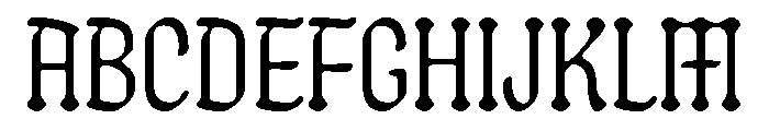 Schmaltzy Thin Instance Font UPPERCASE