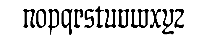 Schmaltzy Thin Instance Font LOWERCASE