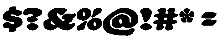 Schmaltzy Ultra Instance Font OTHER CHARS