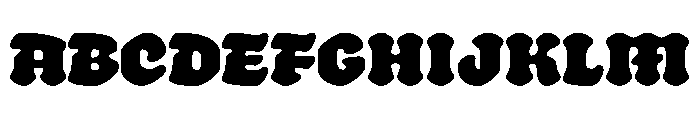 Schmaltzy Ultra Instance Font UPPERCASE