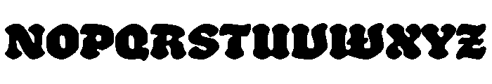 Schmaltzy Ultra Instance Font UPPERCASE
