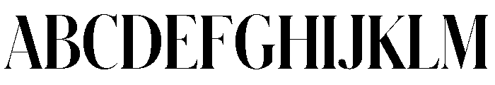 Schnyder Condensed L Bold Font UPPERCASE