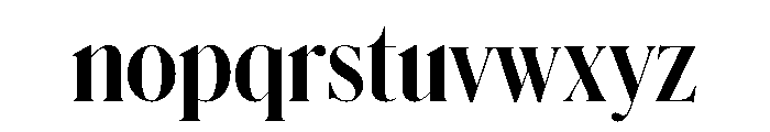 Schnyder Condensed L Bold Font LOWERCASE