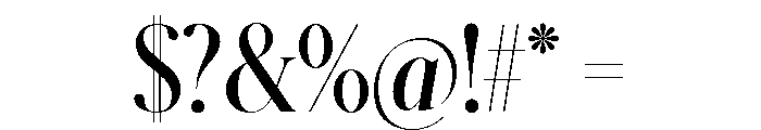 Schnyder Condensed L Demi Font OTHER CHARS