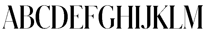 Schnyder Condensed L Demi Font UPPERCASE