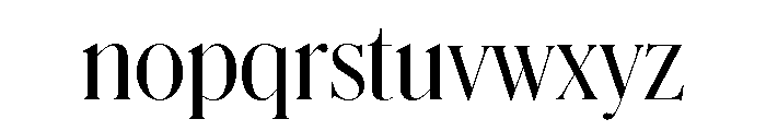 Schnyder Condensed L Light Font LOWERCASE