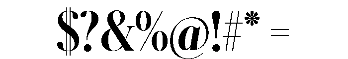 Schnyder Condensed M Bold Font OTHER CHARS