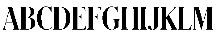 Schnyder Condensed M Bold Font UPPERCASE