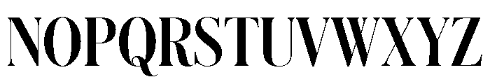 Schnyder Condensed M Bold Font UPPERCASE