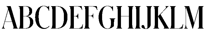 Schnyder Condensed M Demi Font UPPERCASE