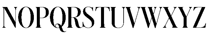 Schnyder Condensed M Demi Font UPPERCASE