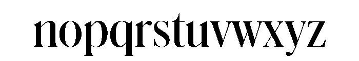 Schnyder Condensed M Demi Font LOWERCASE
