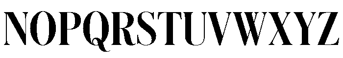 Schnyder Condensed S Bold Font UPPERCASE