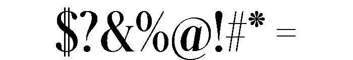Schnyder Condensed S Demi Font OTHER CHARS