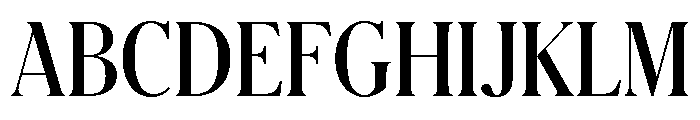Schnyder Condensed S Demi Font UPPERCASE