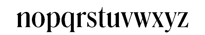 Schnyder Condensed S Demi Font LOWERCASE