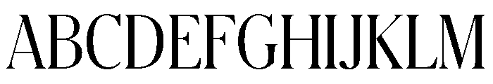 Schnyder Condensed S Light Font UPPERCASE