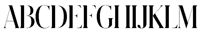 Schnyder Condensed XL Demi Font UPPERCASE