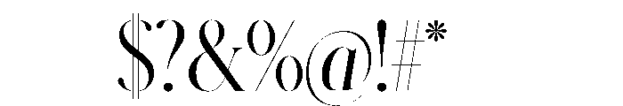 Schnyder Condensed XL Light Font OTHER CHARS