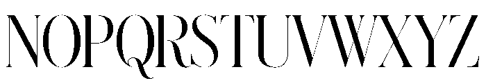 Schnyder Condensed XL Light Font UPPERCASE