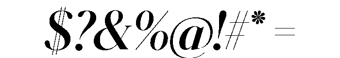 Schnyder L Bold Italic Font OTHER CHARS