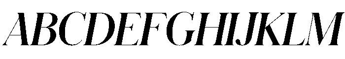 Schnyder L Bold Italic Font UPPERCASE