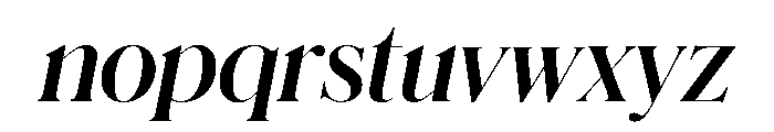 Schnyder L Bold Italic Font LOWERCASE