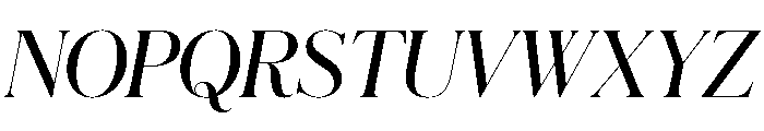 Schnyder L Demi Italic Font UPPERCASE