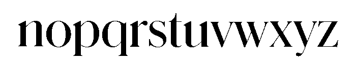 Schnyder L Demi Font LOWERCASE