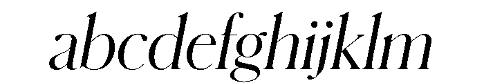 Schnyder L Light Italic FONT