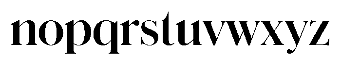 Schnyder M Bold Font LOWERCASE