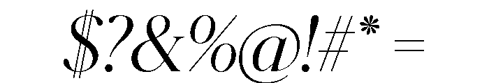 Schnyder M Light Italic Font OTHER CHARS
