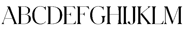 Schnyder M Light Font UPPERCASE
