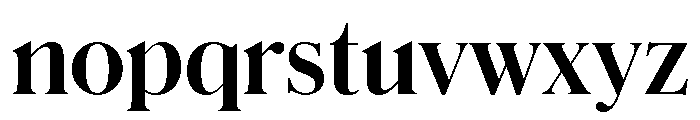 Schnyder S Bold Font LOWERCASE