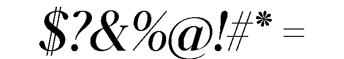 Schnyder S Demi Italic Font OTHER CHARS