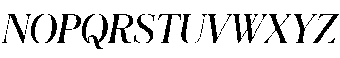 Schnyder S Demi Italic Font UPPERCASE