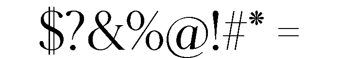 Schnyder S Light Font OTHER CHARS