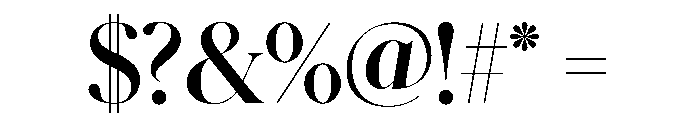 Schnyder Titling L Bold Font OTHER CHARS