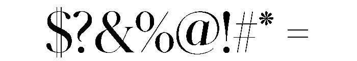 Schnyder Titling L Demi Font OTHER CHARS