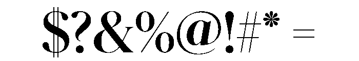 Schnyder Titling M Bold Font OTHER CHARS