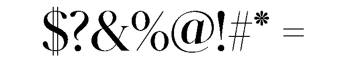 Schnyder Titling M Demi Font OTHER CHARS