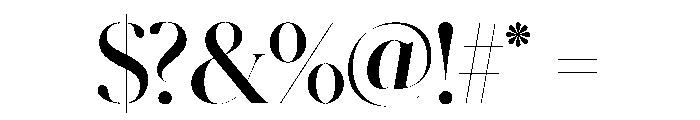 Schnyder Titling XL Bold Font OTHER CHARS
