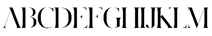 Schnyder Titling XL Demi Font UPPERCASE
