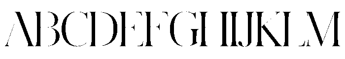Schnyder Titling XL Light Font UPPERCASE